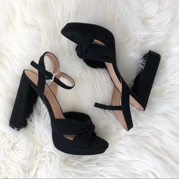 Mossimo Supply Co. Shoes - Black Suede Block Heels